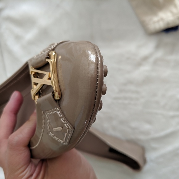 LOUIS VUITTON Leather Oxford Ballerina Flats 36 - Picture 4 of 8